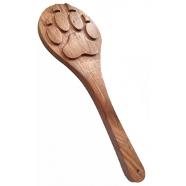 Wooden Wolf Paw Paddle