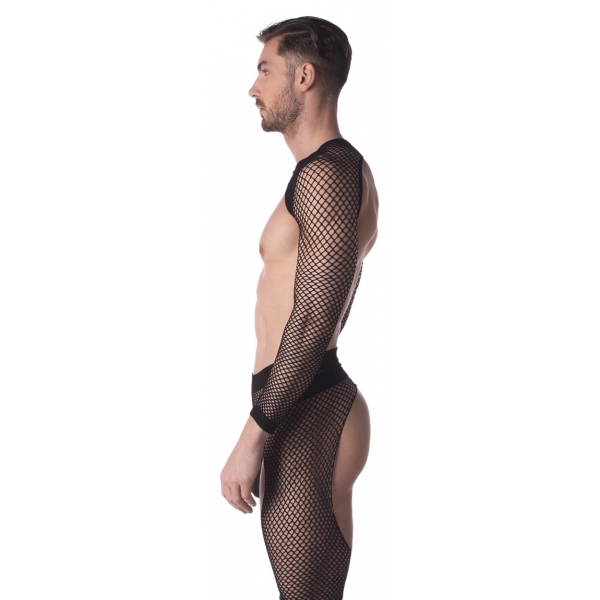 Harness with Mesh Sleeves Poggio Black