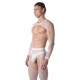 Harness with Mesh Sleeves Poggio White