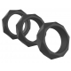 Set of 3 Black Heavy C-Ring Silicone Cockrings