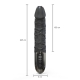 Anal Power vibrating dildo 14 x 3.9cm