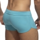 Turquoise Swoosh Short