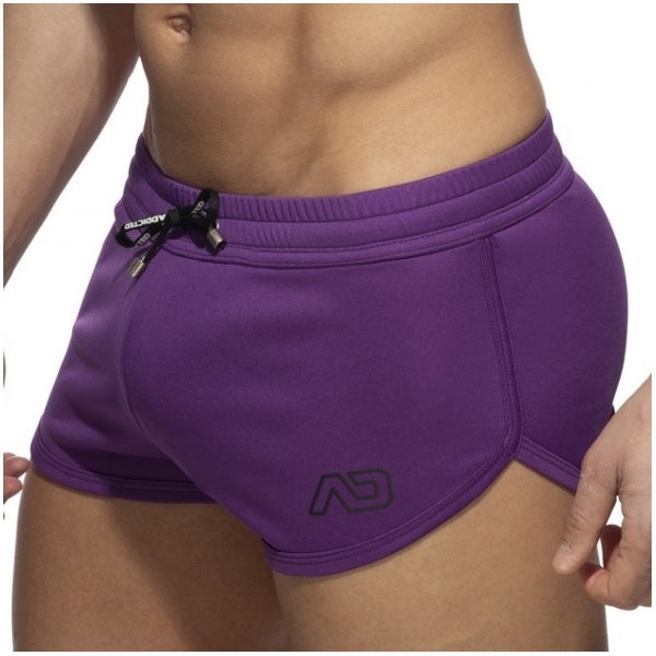 Purple Swoosh Short