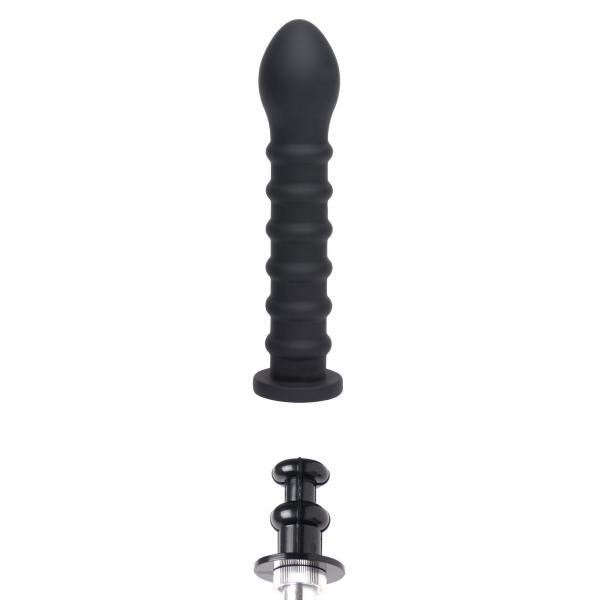 Easy-Lock Ribbed Dildo 19 x 4cm