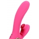 Vibro Conejo Lengua Flicker 19 cm Rosa