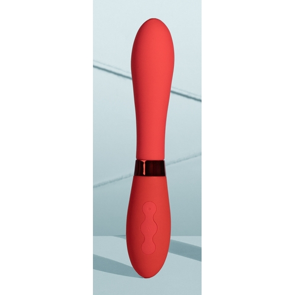 Smooth Line Vibrator 11 x 3,4 cm Rood