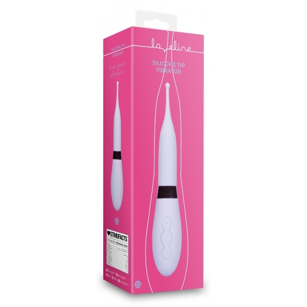 Vibrador de ponta Estimulador 20 cm Roxo