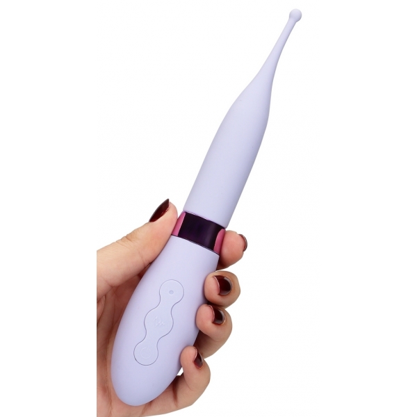 Vibrador de ponta Estimulador 20 cm Roxo