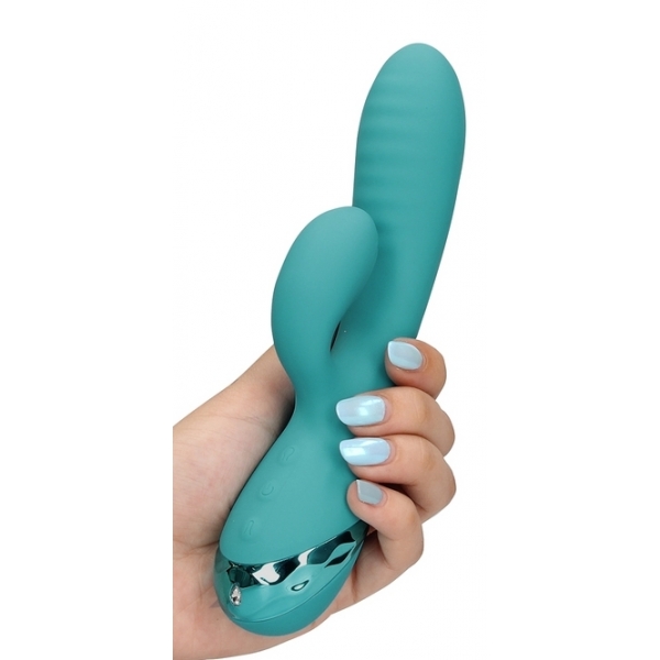 Vibro Rabbit Hinchable Flatblue 11 x 3,5cm