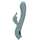 Vibro Rabbit Fingering Motion 23 cm Grau