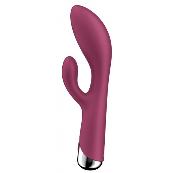 Vibro Rabbit Spinning Rabbit 1 11 x 3.5cm Framboise