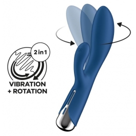 Satisfyer Vibro Rabbit SPINNING RABBIT 1 11 x 3.5cm Bleu