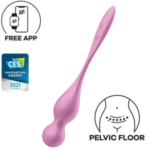 Satisfyer Love Birds 1 Kegel Balls with APP Pink