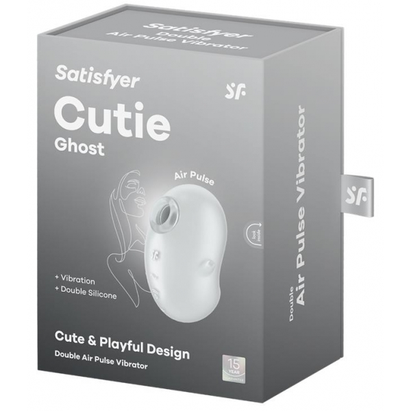 Cutie Ghost Clitoris Stimulator White