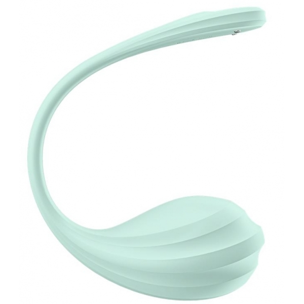 Point G Smooth Petal Connected Vibrator 8.5 x 3.8cm Mint Green