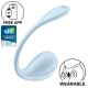 Point G Smooth Petal Connected Vibrator 8.5 x 3.8cm Light Blue