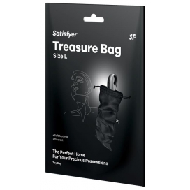 Satisfyer Treasure Bag L Opbergzak Zwart