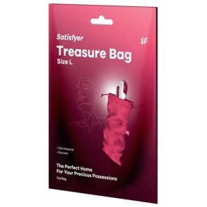 Satisfyer Treasure Bag L pink storage pouch