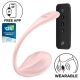 Connected G-Spot Vibrator Geribbeld Bloemblaadje 8,5 x 3,8cm Roze