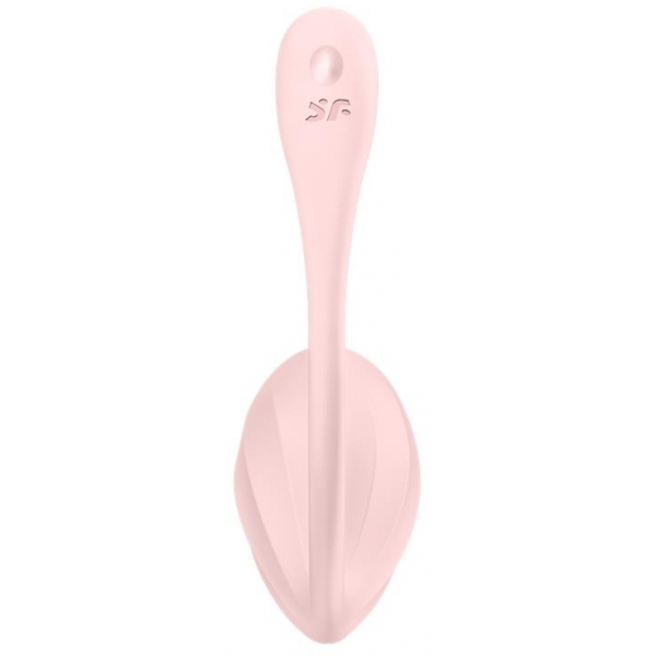 Connected G-Spot Vibrator Geribbeld Bloemblaadje 8,5 x 3,8cm Roze