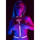 Sexy Glow In The Dark Harness L/XL Pink