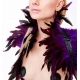 Feathered Shoulder Covers Purple