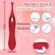 Onax Double Pulse Clitoral Stimulator Red