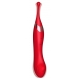 Estimulador de clitóris Onax Double Pulse Vermelho