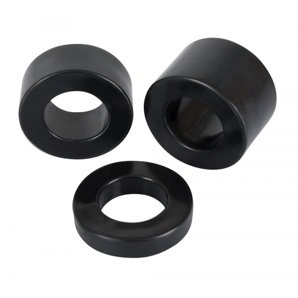 3er-Set Ballstretcher Stretching 25mm Schwarz