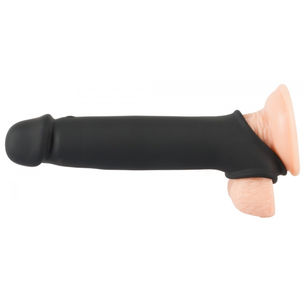 Manicotto vibrante per pene Estensione Rebel 19 x 4,5 cm