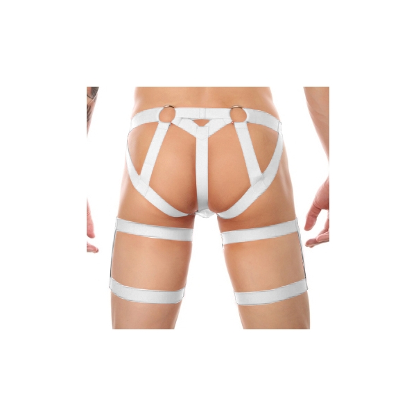 Clelio thong with elastic bands White