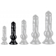 Wolf Dog Jelly Dildo Plug BLACK M