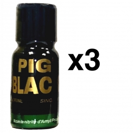Pig Black 15ml x3