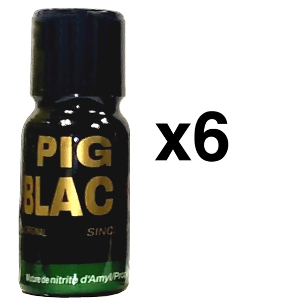 Negro cerdo 15ml x6