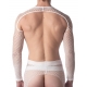 Harness with Mesh Sleeves Poggio White