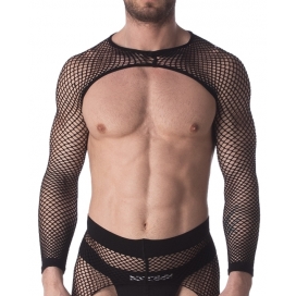 Harness with Mesh Sleeves Poggio Black