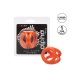 Alpha Tri-Ring Ballstretcher in silicone 38 mm Arancione