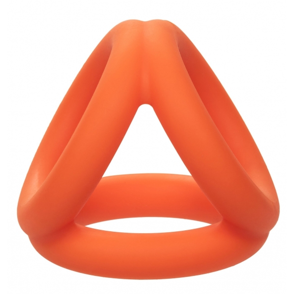 Alpha Tri-Ring Ballstretcher in silicone 38 mm Arancione