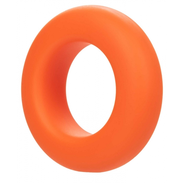 CalExotics Alpha Liquid Silicone Prolong Large Ring Orange