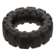 CalExotics Alpha Liquid Silicone Prolong Tread Ring Black