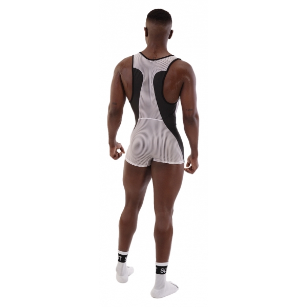 Singlet Sanke Weiß