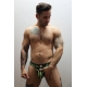 Jockstrap Equalizer Black-Green Neon