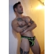 Equalizer Jockstrap Preto-Verde Neon