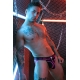 Jockstrap Equalizer Black-Rose neon