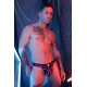 Jockstrap EQUALIZER Breedwell Noir-Rose neon