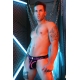 Equalizer Jockstrap Preto-Rosa néon