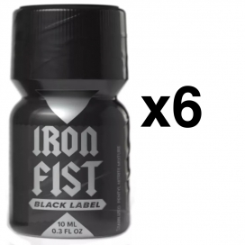 IRON FIST ZWART LABEL 10ml x6