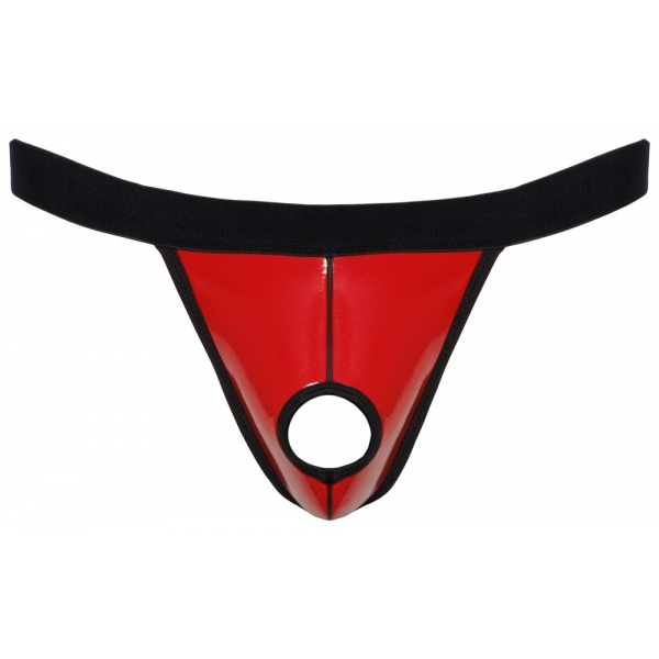 G-string met Allio opening Rood