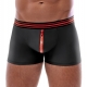 Calções boxer com fecho de correr Tillio Preto-Vermelho