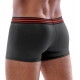 Boxer avec zip Tillio Noir-Rouge